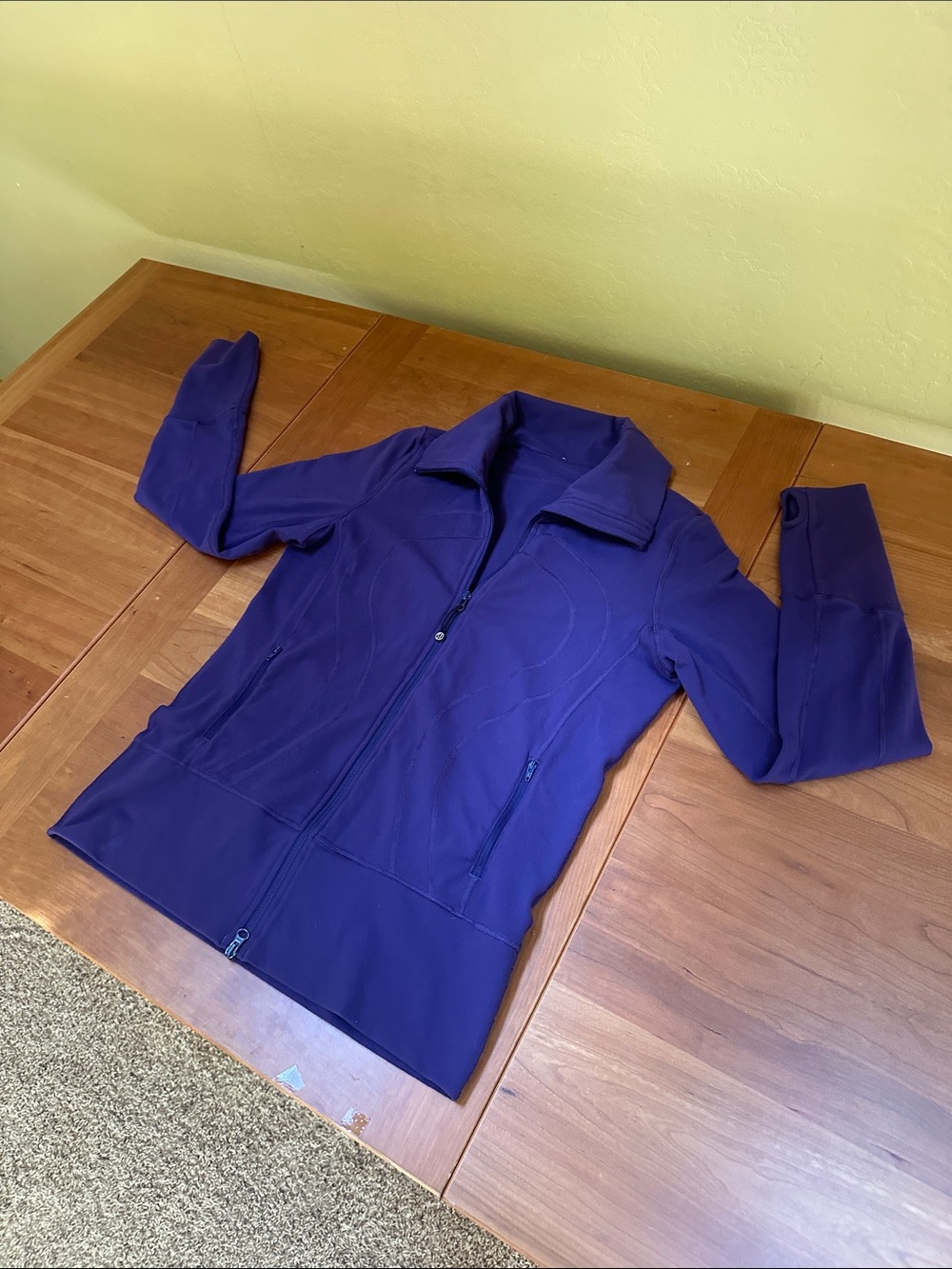 lululemon athletica Deep Purple Zip-Up Jacket